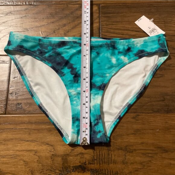 New Old Navy classic bikini swim bottom aqua tie dye size XS - Picture 5 of 7